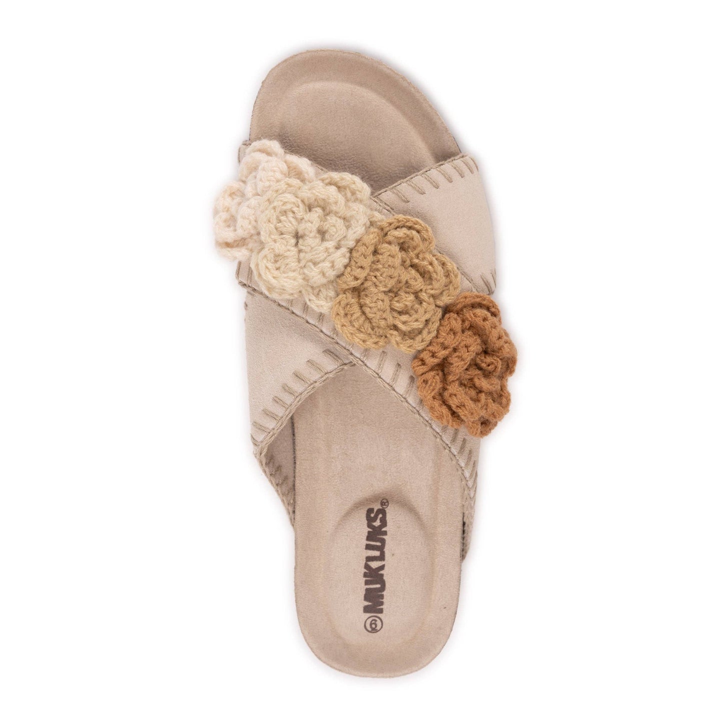 Muk Luks Women's Penelope Sandal: Stone