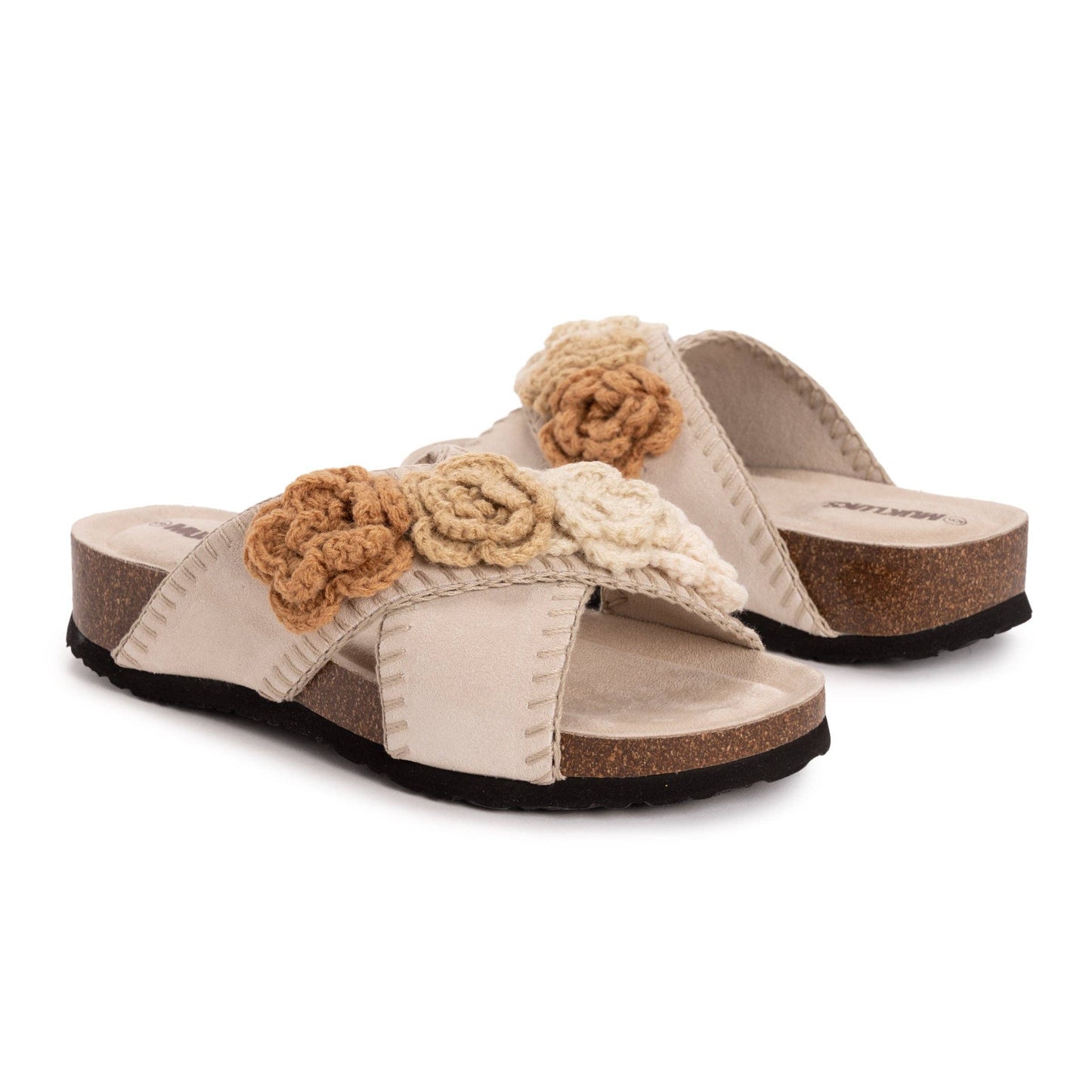Muk Luks Women's Penelope Sandal: Stone