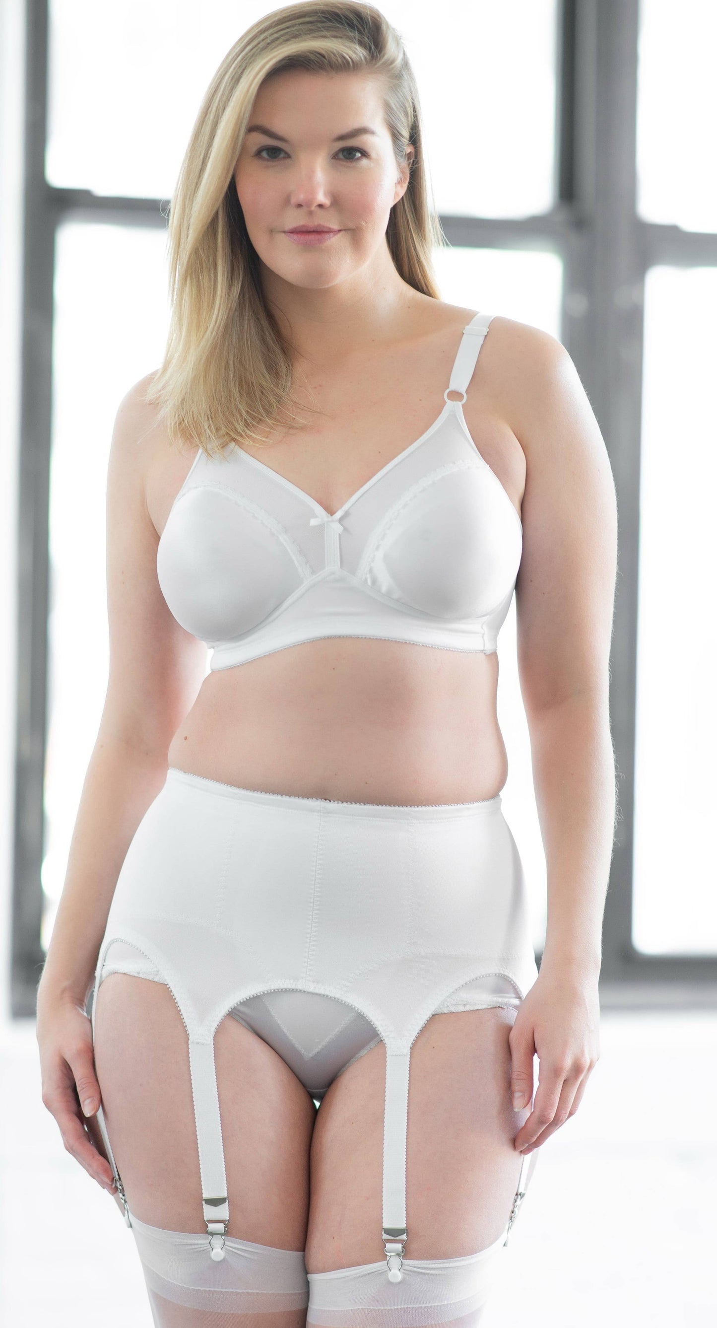 RAGO Style 72522 - Garter Belt Medium Shaping: White / 6X/42