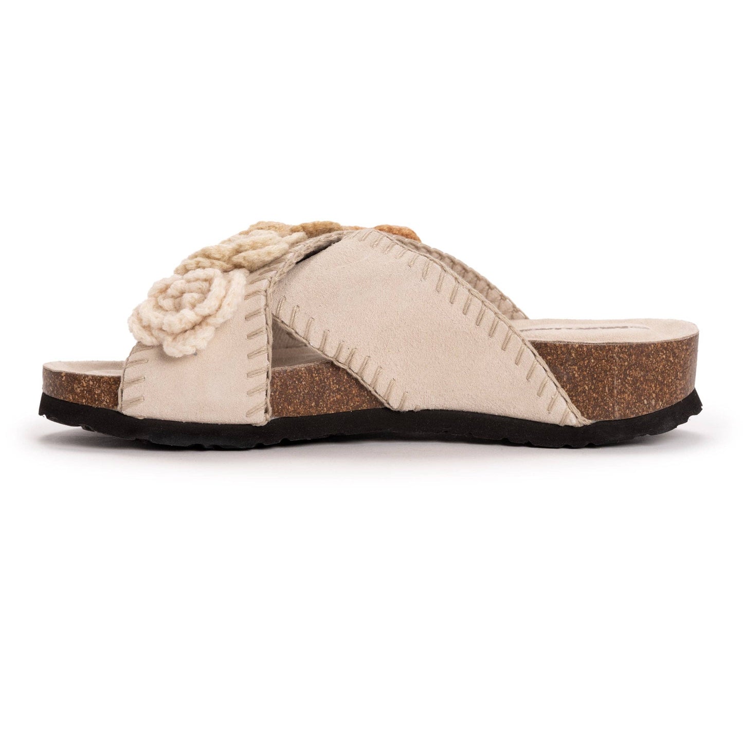 Muk Luks Women's Penelope Sandal: Stone